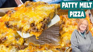 PATTY MELT PIZZA A Delicious Pizza Spin on an Old Classic Sandwich