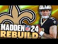 Spencer rattler new orleans saints rebuild madden 24 franchise