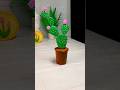 Diy Cactus 🌵#diy #art #shorts #decoration #homedecor #flowers #cactus