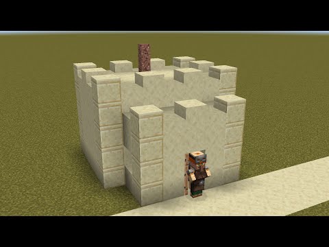 Como construir Aminecraft Vila Armorer (1,14 deserto)