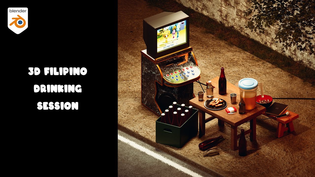 Blender 3.3 Filipino Drinking Session (Timelapse) YouTube