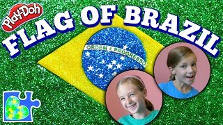 Play-Doh Flag Of Brazil Flags Of The World Bandeira Do Brasil A Auriverde