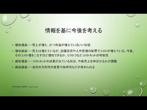 (株初心者向け)企業業績と株価 Stock Station 第18回
