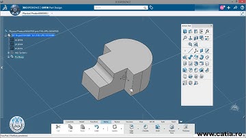 Use 3DExperience to create a mechanical part 1