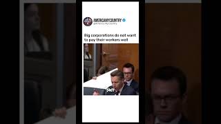 Big companies don’t want to pay their workers well #joshhawley #amazon #congressionalhearing