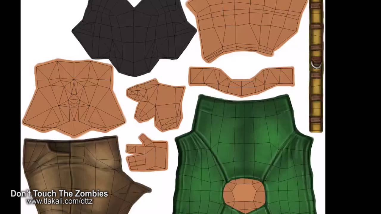 Speed Painting "Don't Touch The Zombies" New character YouTube