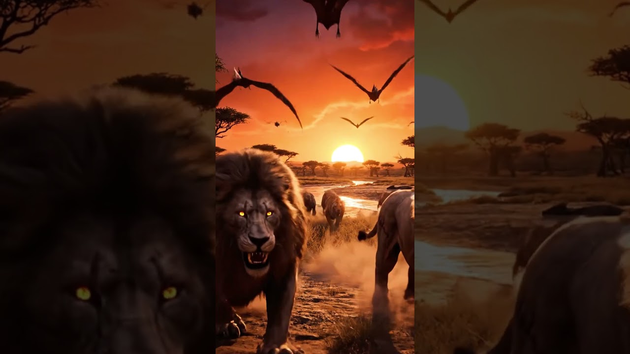 🦁 THE CLASH OF ANCIENT PREDATORS 🐅 | Epic Prehistoric Battle