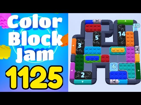 Color Block Jam Level 1125 Solution
