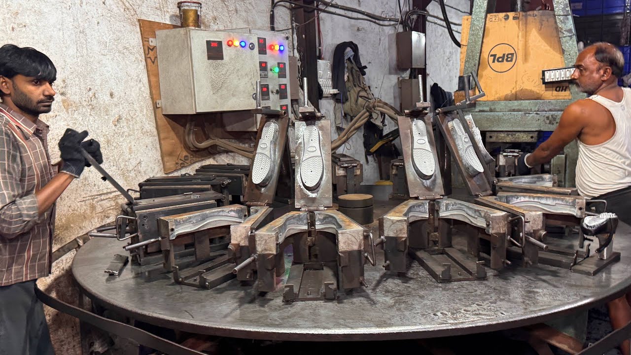 Amazing Process of Making School Shoes. How Its Made School Shoes.