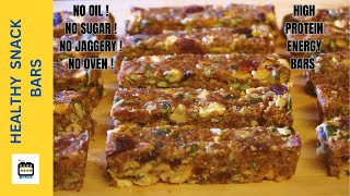 High Energy Vegan Snacks | Healthy Snack Bars Recipe @CookBakeMunch High Protein Energy Bars screenshot 2