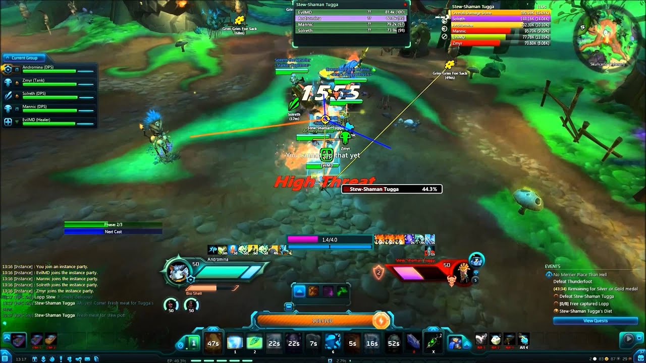 World Record Stew Shaman Tugga DPS Parse