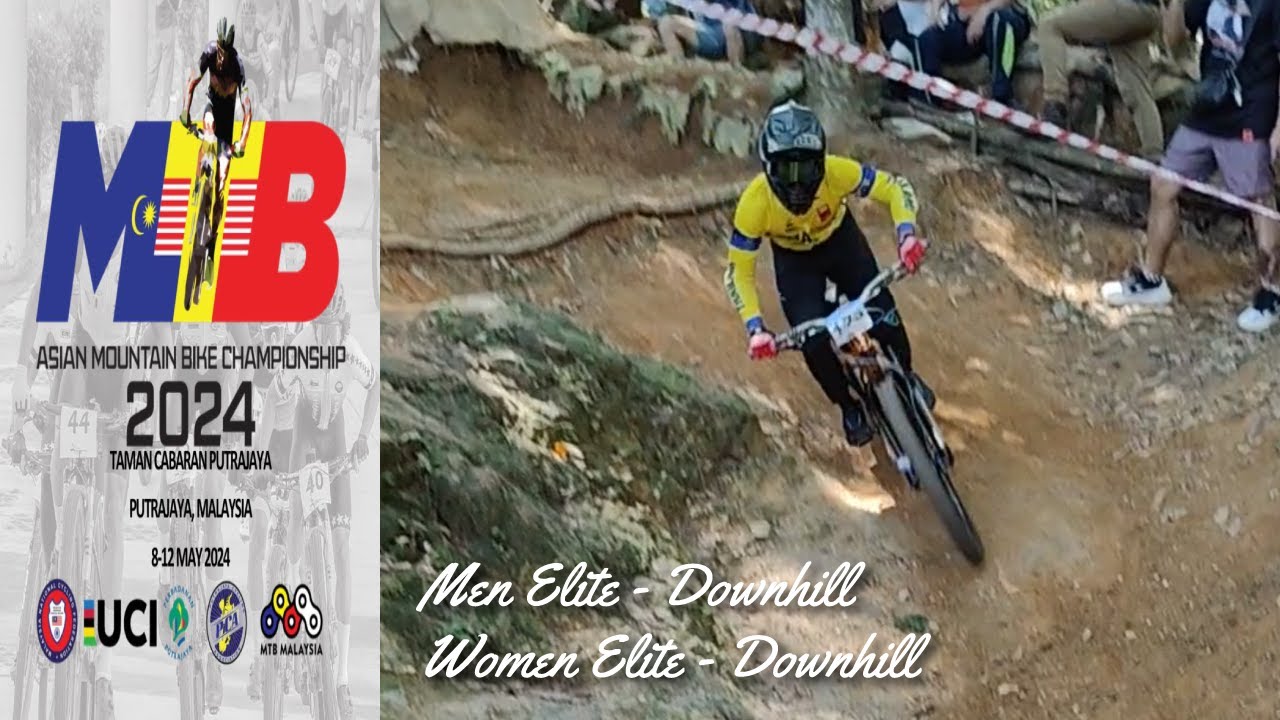Highlights: 2024 Asian Mountain Bike Championship - Elite Downhill Action in Putrajaya! 🏆