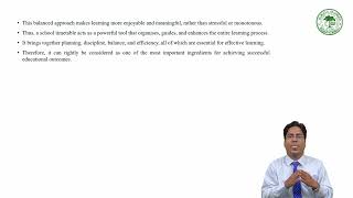 Full Lecture 34 -  School Timetables as an ingredient for Effective Learning  News