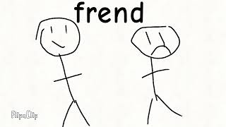 Sad Stickman Meets Funny Little Stickman