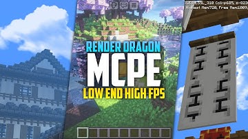 Render dragon [1.21+] shader for mcpe in low end device  ULTRA REALITIC in Android MINECRAFT PE
