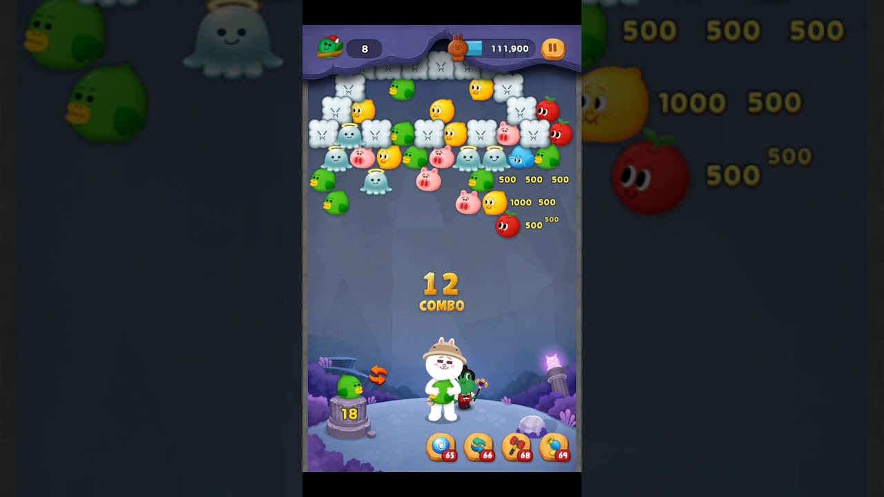 Line Bubble 2 Level 819 金 無道具 Youtube