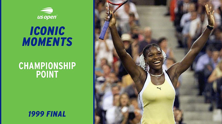 Pierwszy moment Sereny Williams, który zapewnił jej zwycięstwo w Wielkim Szlemie | US Open 1999