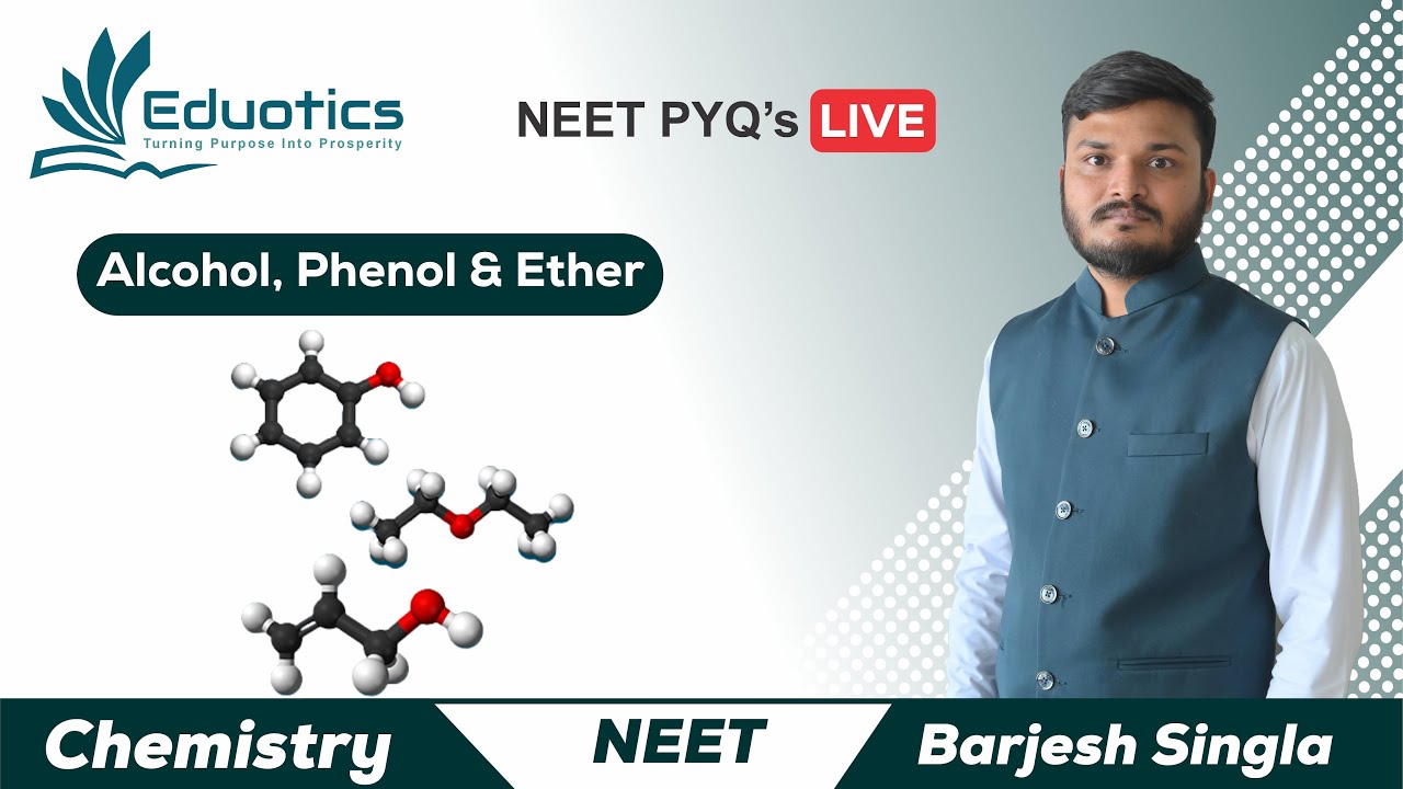 Alcohol Phenol Ether NEET PYQ'S Chemistry - YouTube
