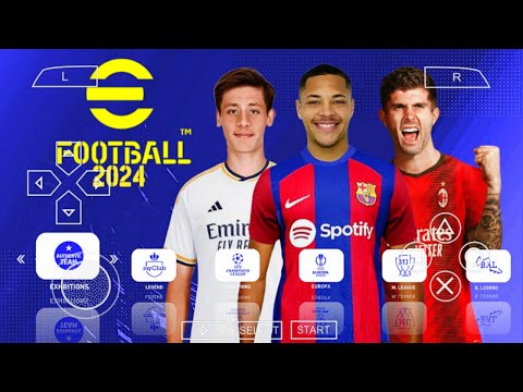 eFOOTBALL PES 2023 PPSSPP CAMERA PS5 ANDROID OFFLINE 600MB BEST GRAPHICS  NEW KITS & LATEST TRANSFERS 