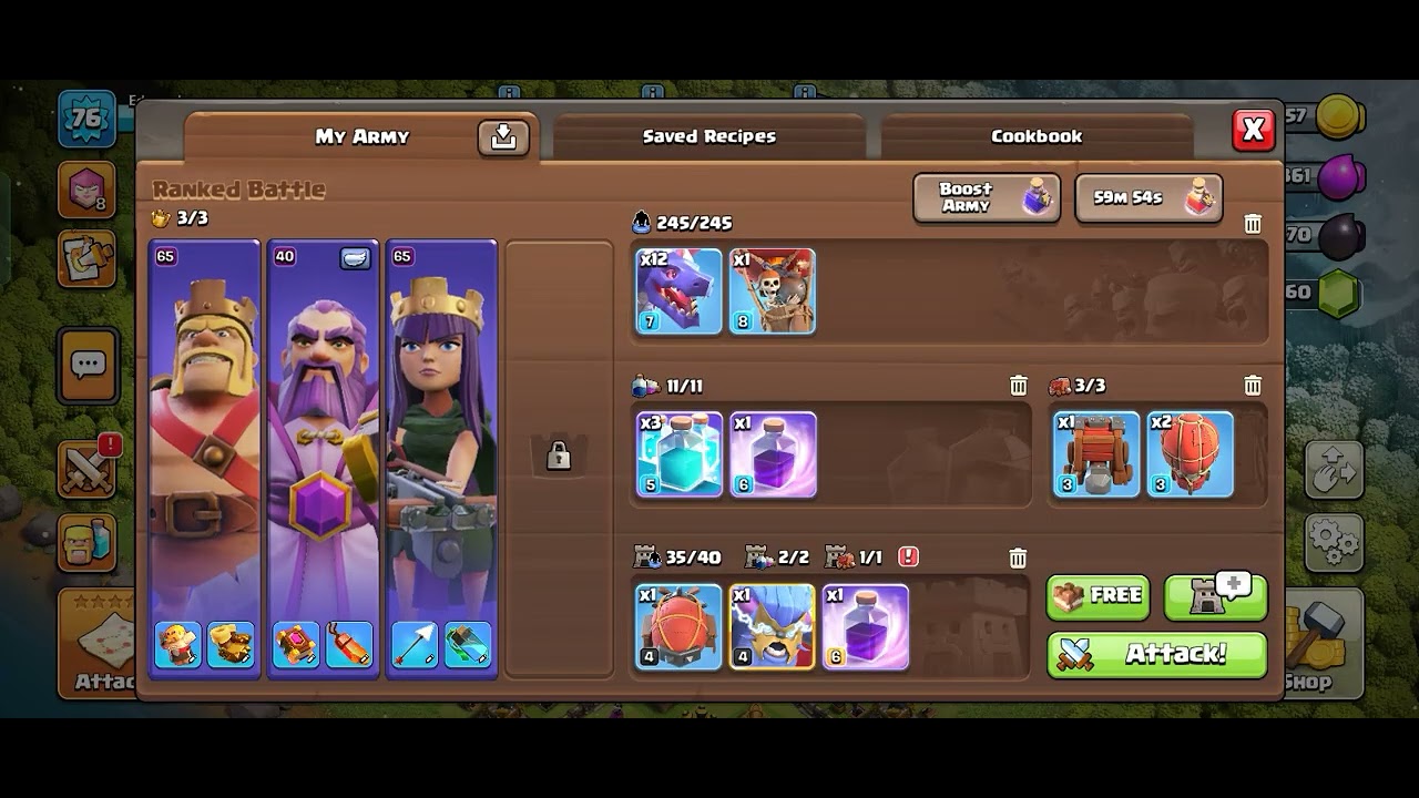 Class of clans || full dragon 🐲  || experiment 