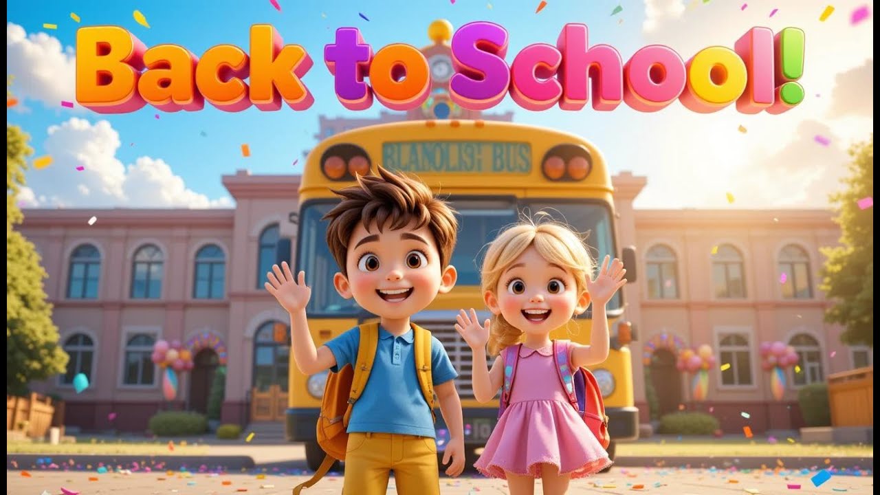 Back to School Song for Kids | Morning Routine Rhyme 2025