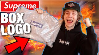 I COPPED 2 SUPREME BOX LOGOS! (Unboxing & Reaction!)