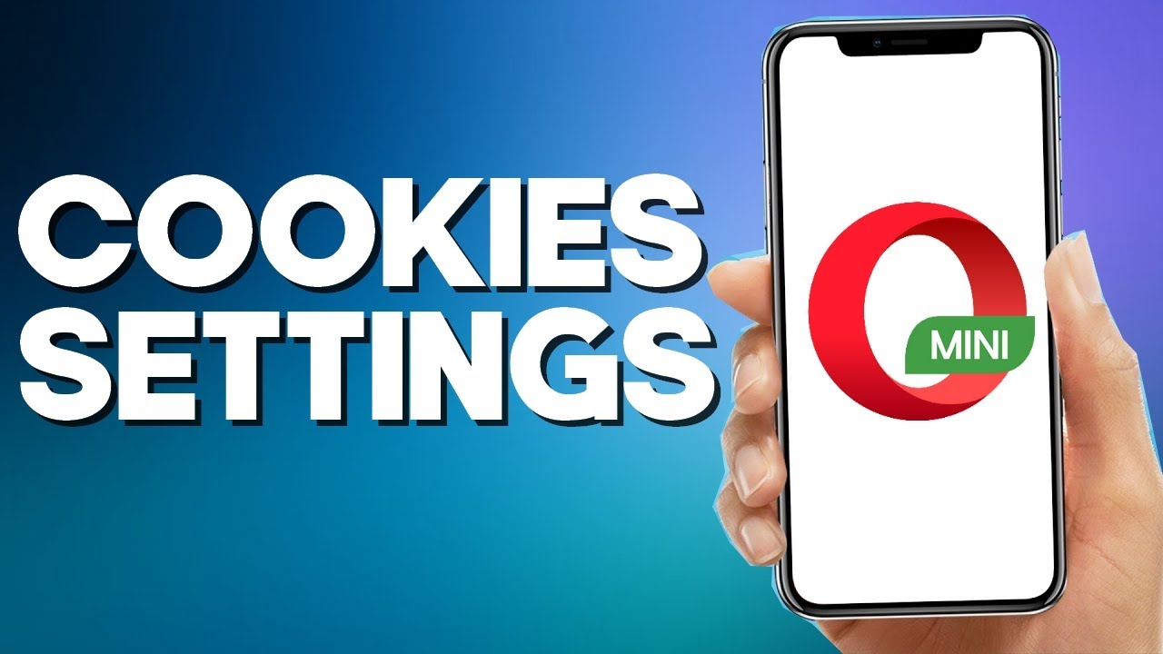 How to FInd Cookies Settings on Opera Mini Browser App