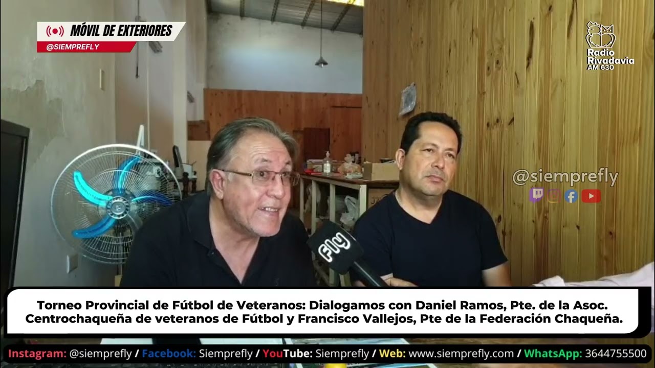 🔴𝗠𝗢́𝗩𝗜𝗟┃Torneo Provincial de Fútbol de Veteranos