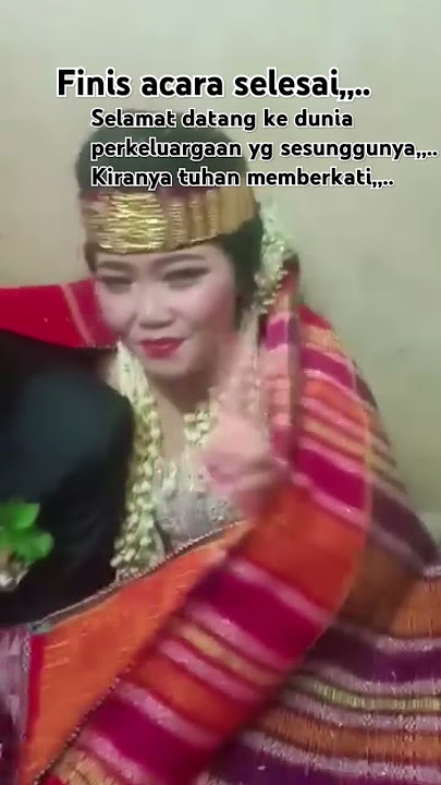 akhirnya acara finis...!! #wedding #storywa #wedingbatak