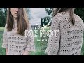 Crochet Forget Me Not Sweater