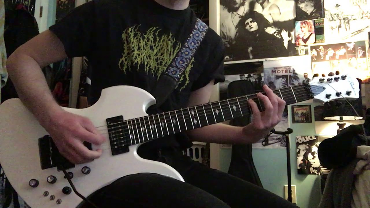 Twisted Mass of Burnt Decay by Autopsy guitar cover
