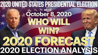 2020 United States Presidential Election as of October 8, 2020 | Five Thirty Eight Forecast Analysis