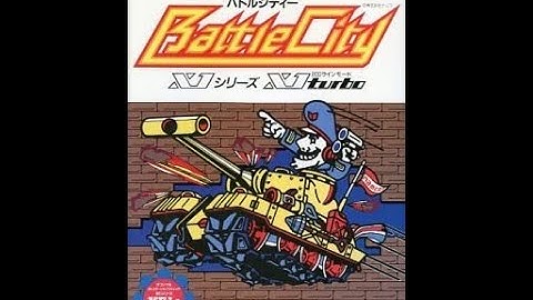 Battle City/バトルシティー (Sharp X1, 1986, Dempa Shimbunsha/Namco/Masami Nakamura/Manami Kadowaki)