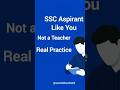 Real SSC Practice | No Fake Motivation #viralshorts #sscaspirants #motivational #motivation #success