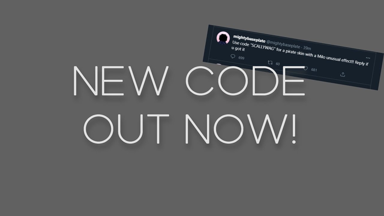 NEW CODE OUT NOW! - YouTube