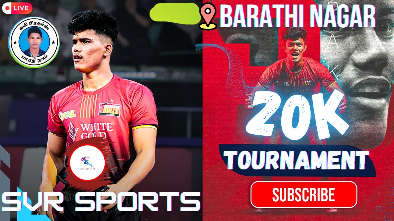 🔴PRE QUATER |BHARATHI NAGAR B  [VS] THOTTIYAMPATTI  | BARATHINAGAR  KABADDI | SVR SPORTS | KB | 2025
