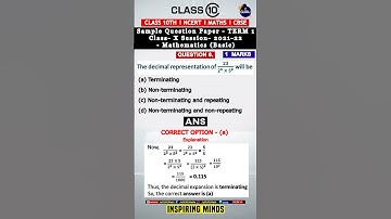 class 10 mcq maths l class 10 maths mcq questions for board exams l class 10  #youtubeshorts #shorts