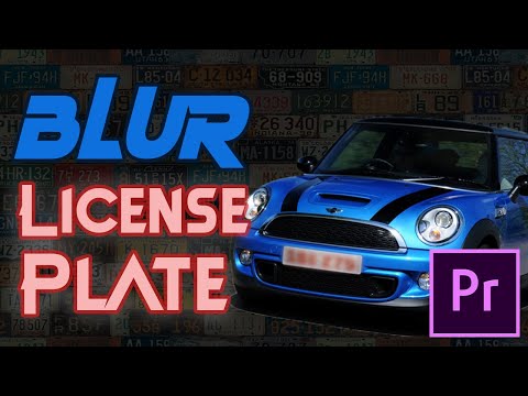 How to blur car license plates in Premiere | Tracking masks and blurring | Tcn enditing