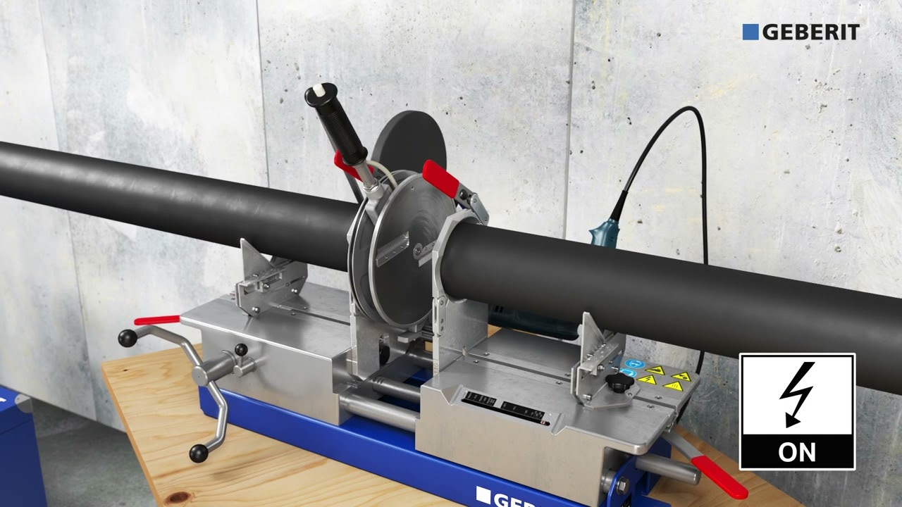 Geberit Universal Butt Welding Machine Functionality