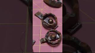 Making miniature bear traps! #littlenightmares2 #diorama #budgetdiy