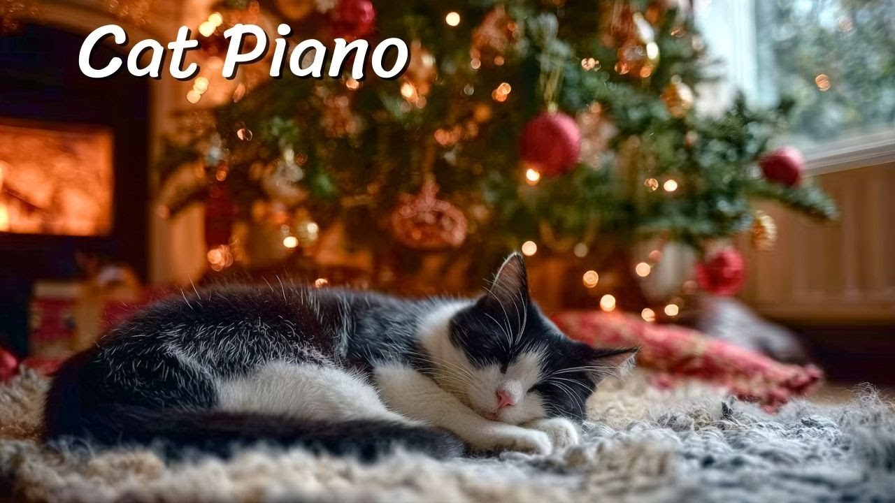 Fireside Relaxation for Cats 🐾 Soothing Music for Deep Sleep and Ultimate Comfort