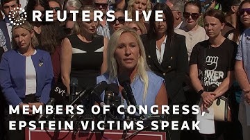 LIVE: Members of Congress and Epstein victims hold news conference