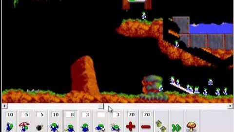 Lemmings DHTML [Taxing-Level2] way to conquer