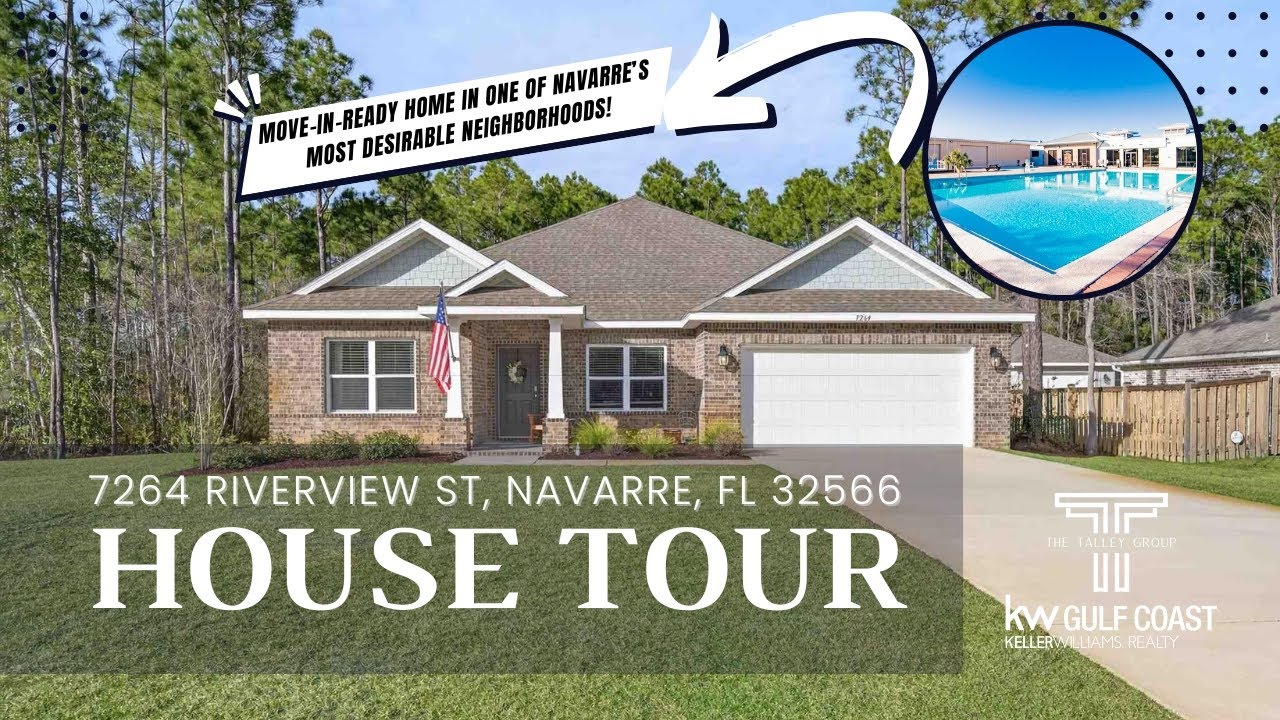 7264 Ривервью-стрит | Дом с 3 спальнями, готовый к заселению, в Холли-бай-зе-Си, Наварр! | Экскур...