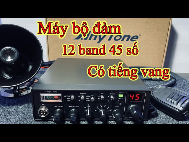 Máy bộ đàm ANYTONE AGET 45 số có tiếng vang