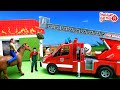 На ферме Пожар!  🚒  Пожарная машина, скорая и полиция спешат на помощь | Cars and toys for kids