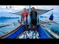 NET FISHING AT NIGHT | Amazing catch of Tanigue, Tuna, Talakitok and Pak-an | Amazing Fishermen