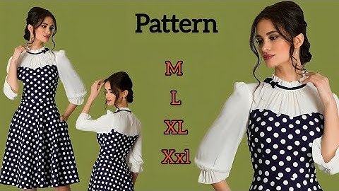 DIY Pleated Collar Dress Pattern | Beginner-Friendly Sewing Tutorial Step-by-step