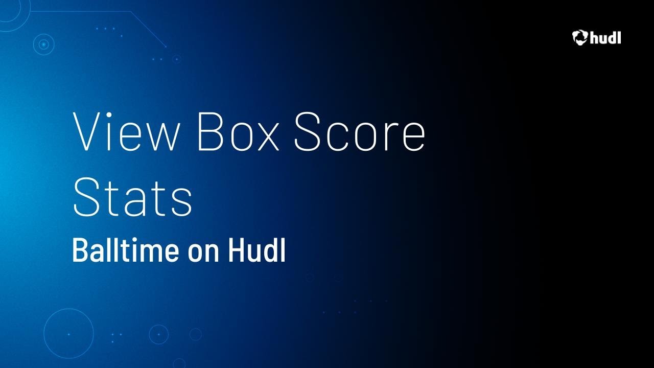How to View Box Score Stats - YouTube