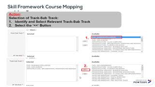 Information Submit Course Mapping (NICF/Skills Framework) News